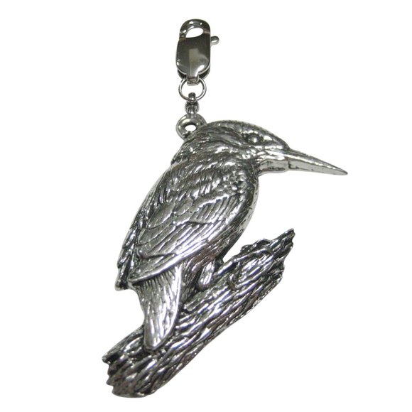Kiola Designs Other - Kingfisher Bird Pendant Zipper Pull Charm